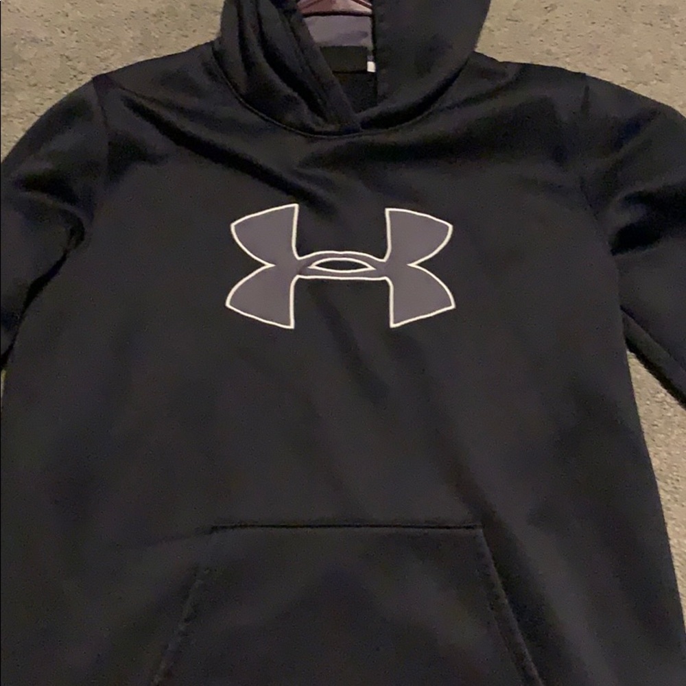 Black womens Under Armour hoodie